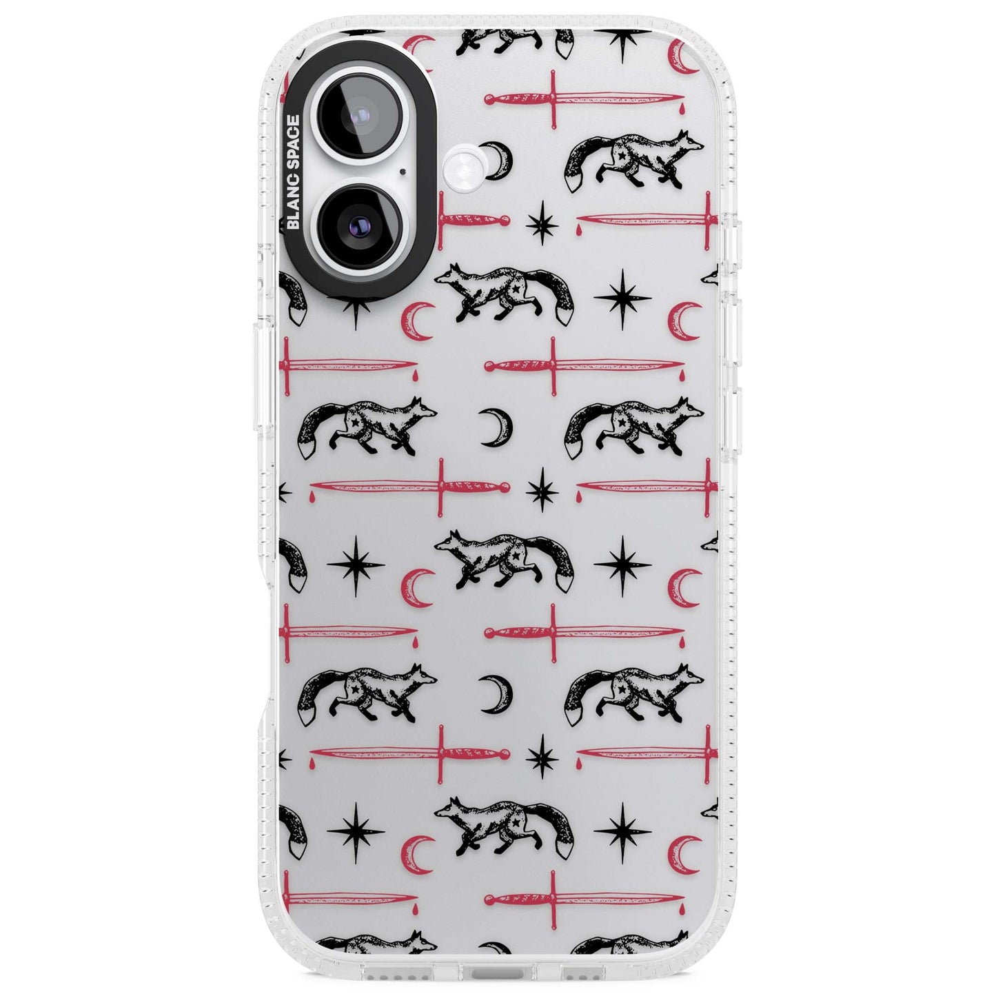 Motif renard et lame