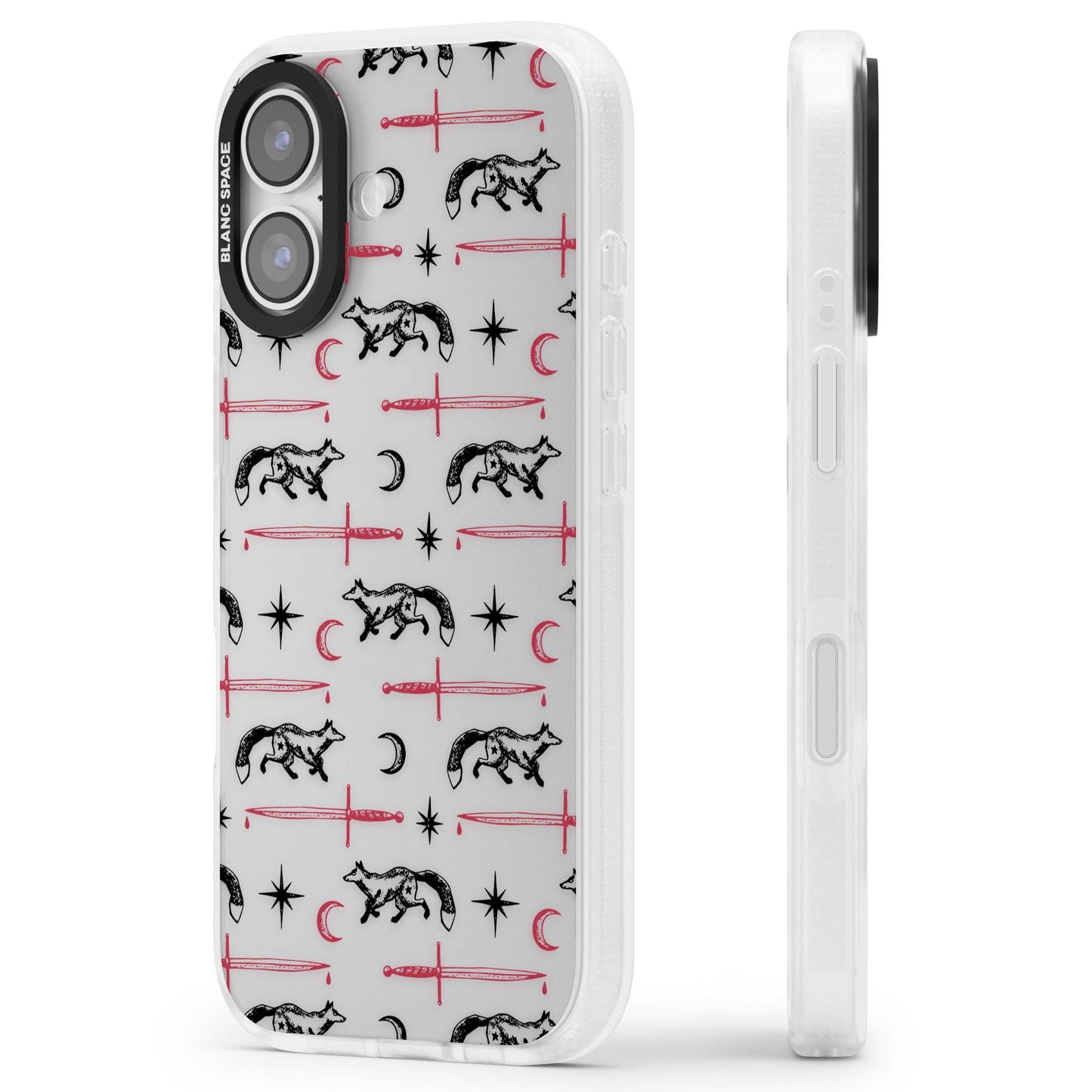 Motif renard et lame