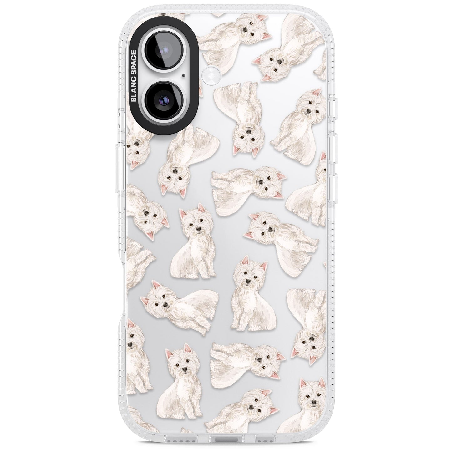 Motif de chien Westie