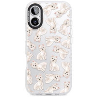 Motif de chien Westie