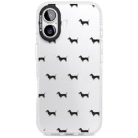 Dachshund Pattern Clear