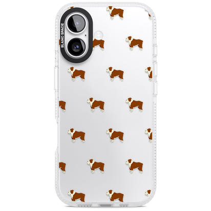 Motif bouledogue clair