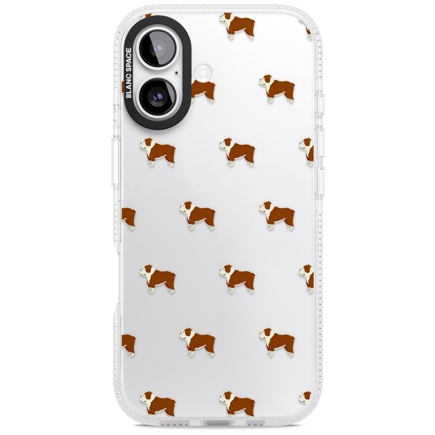 Motif bouledogue clair