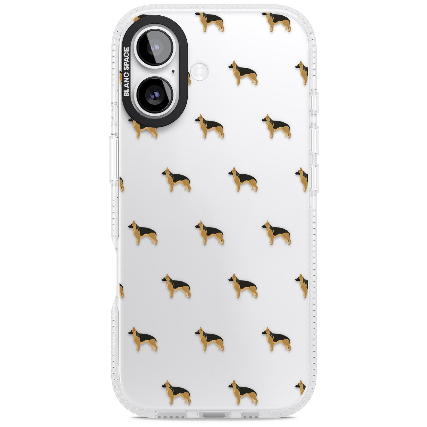 German Shepherd Pattern Clear