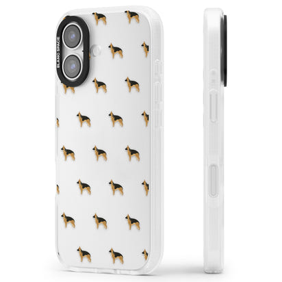 German Shepherd Pattern Clear