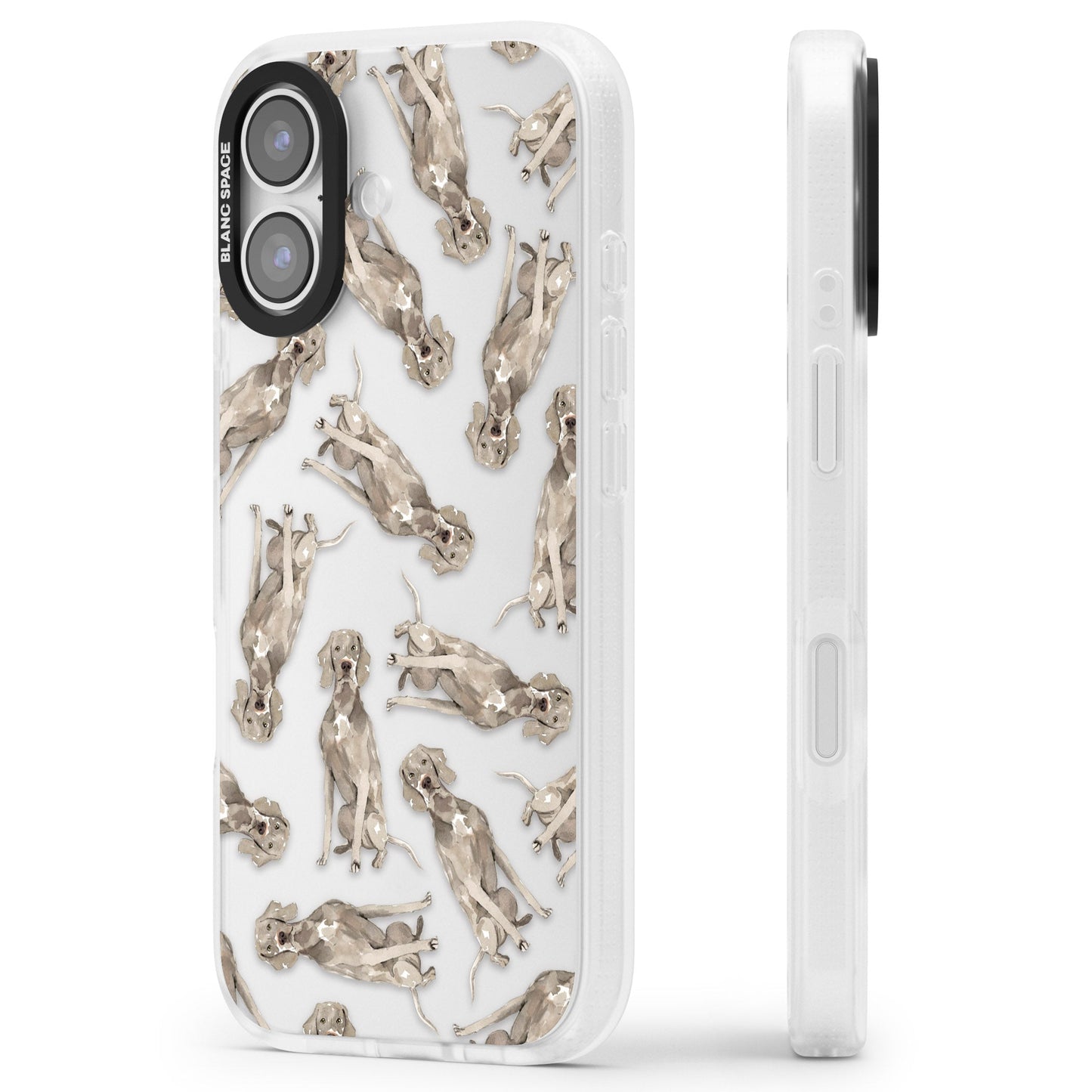 Weimaraner Watercolor Dog