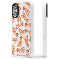 Hungarian Vizsla Watercolor Pattern