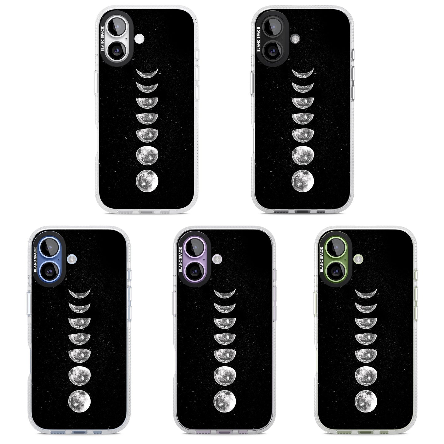 Light Watercolour Moons