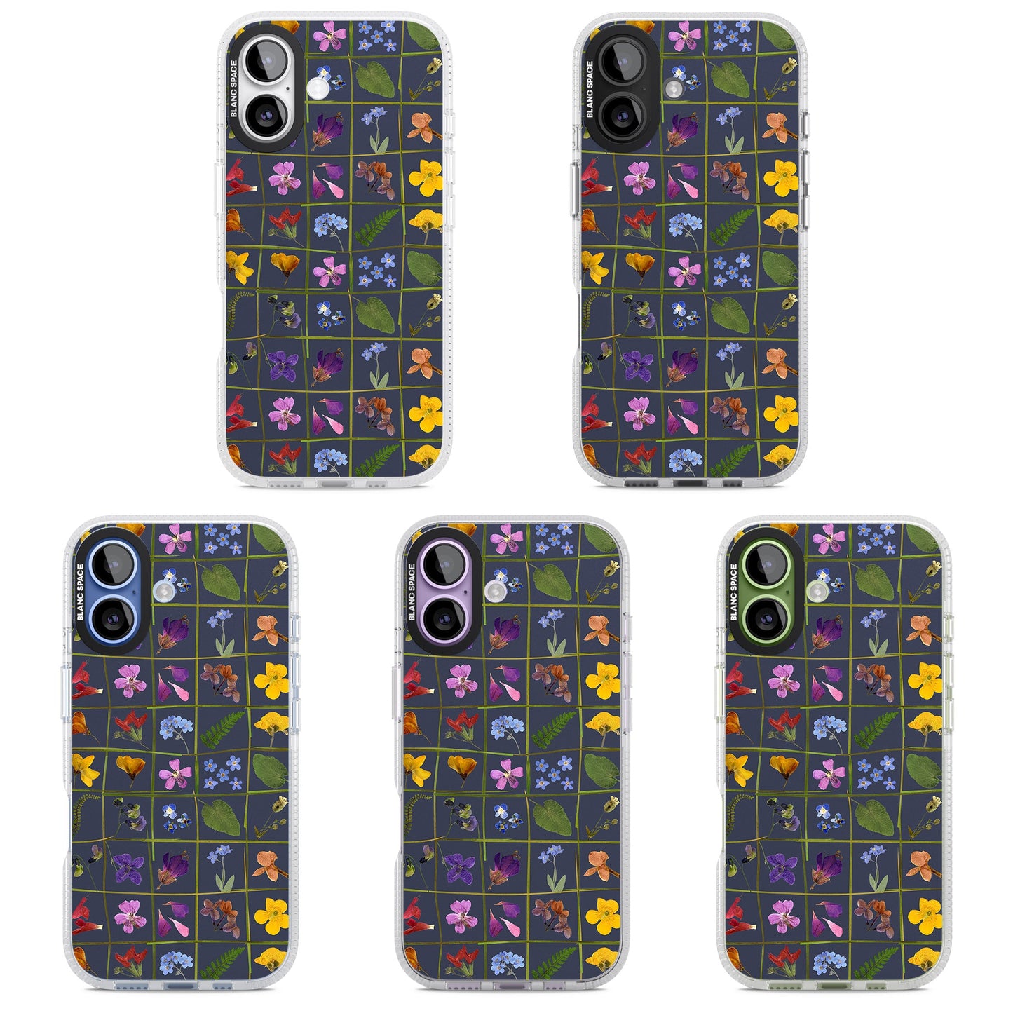 Grille de fleurs sauvages