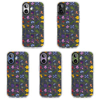 Grille de fleurs sauvages