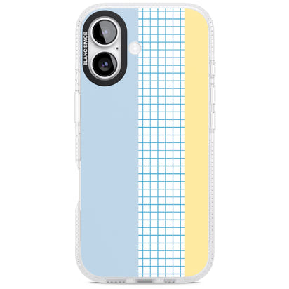 Abstract Grid Blue & Yellow