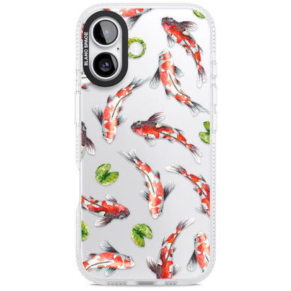 Aquarelle de poissons koi