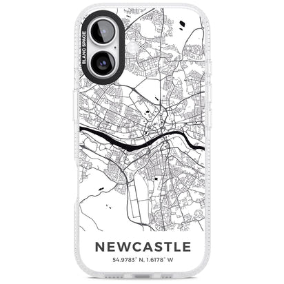 Stadtplan von Newcastle