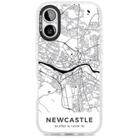 Stadtplan von Newcastle