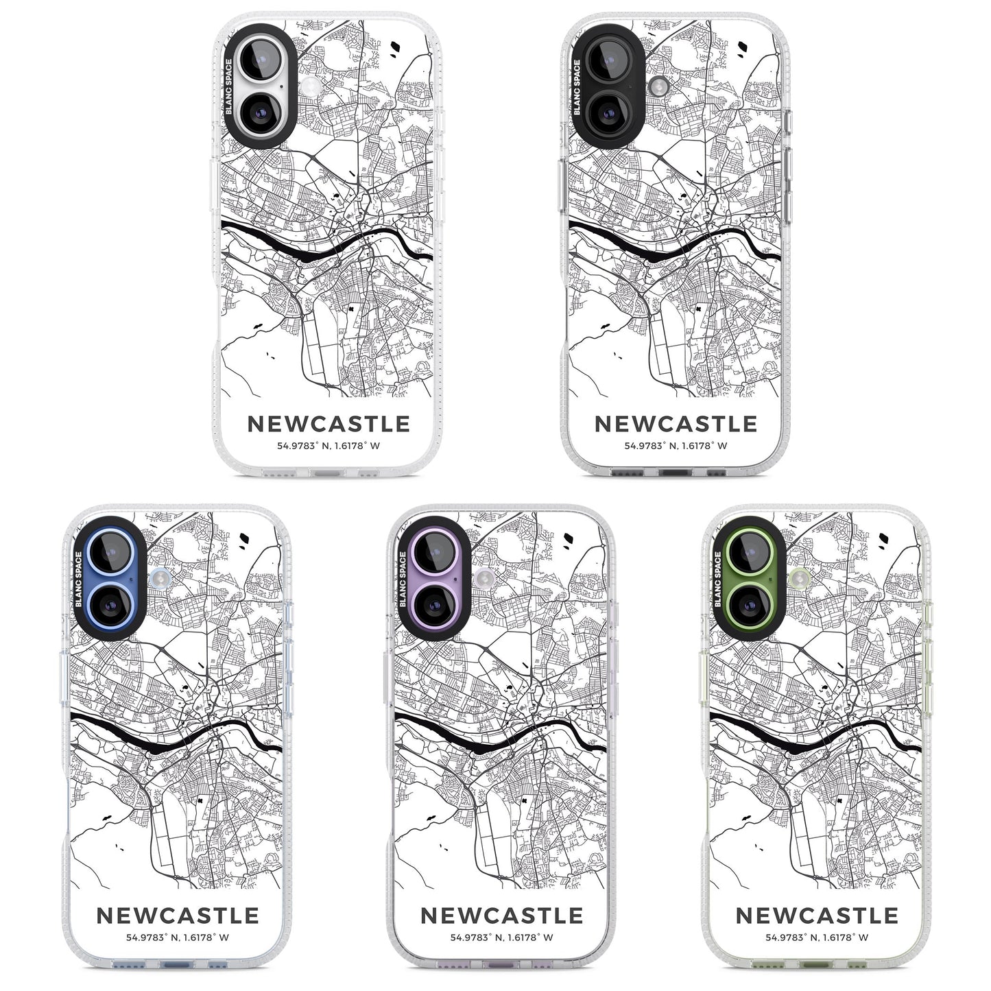 Stadtplan von Newcastle