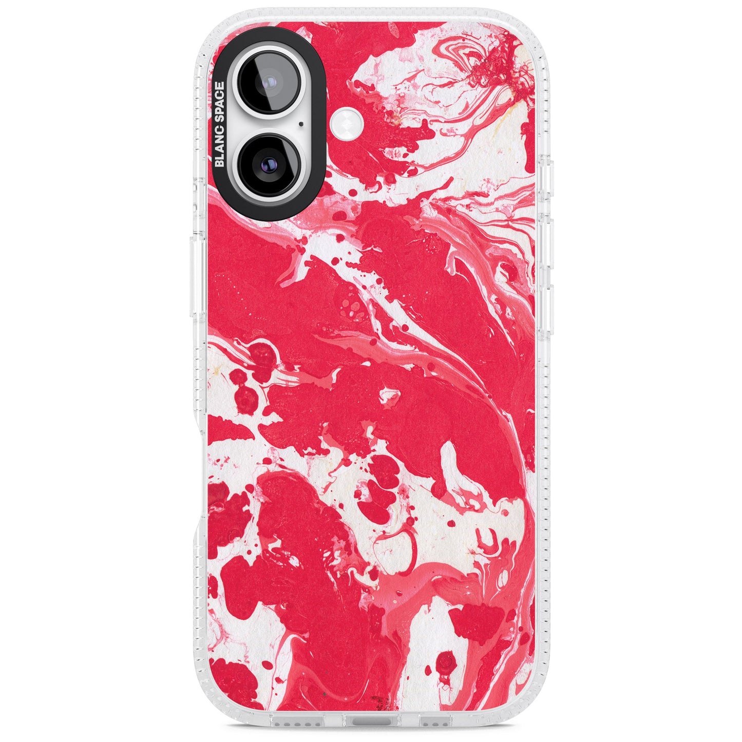 Red & White Marbled