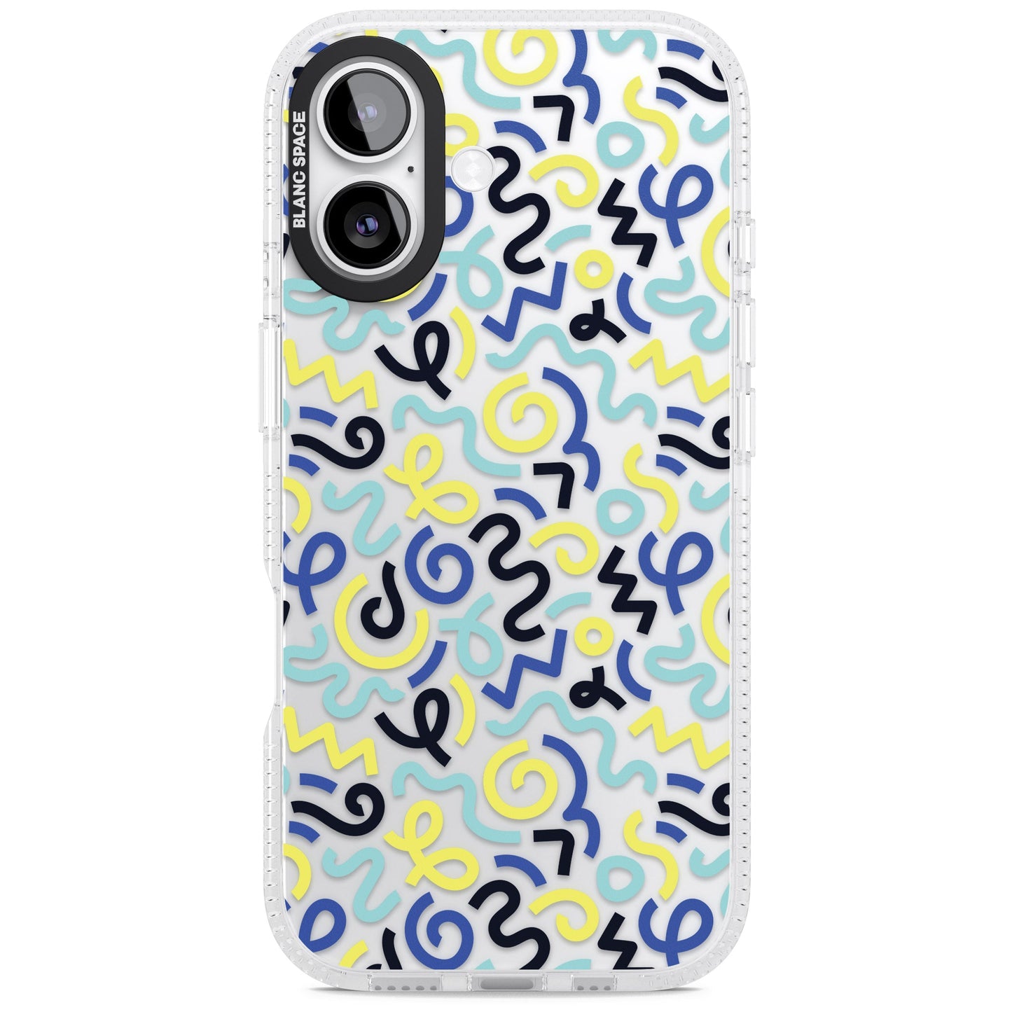 Blue & Yellow Memphis Retro