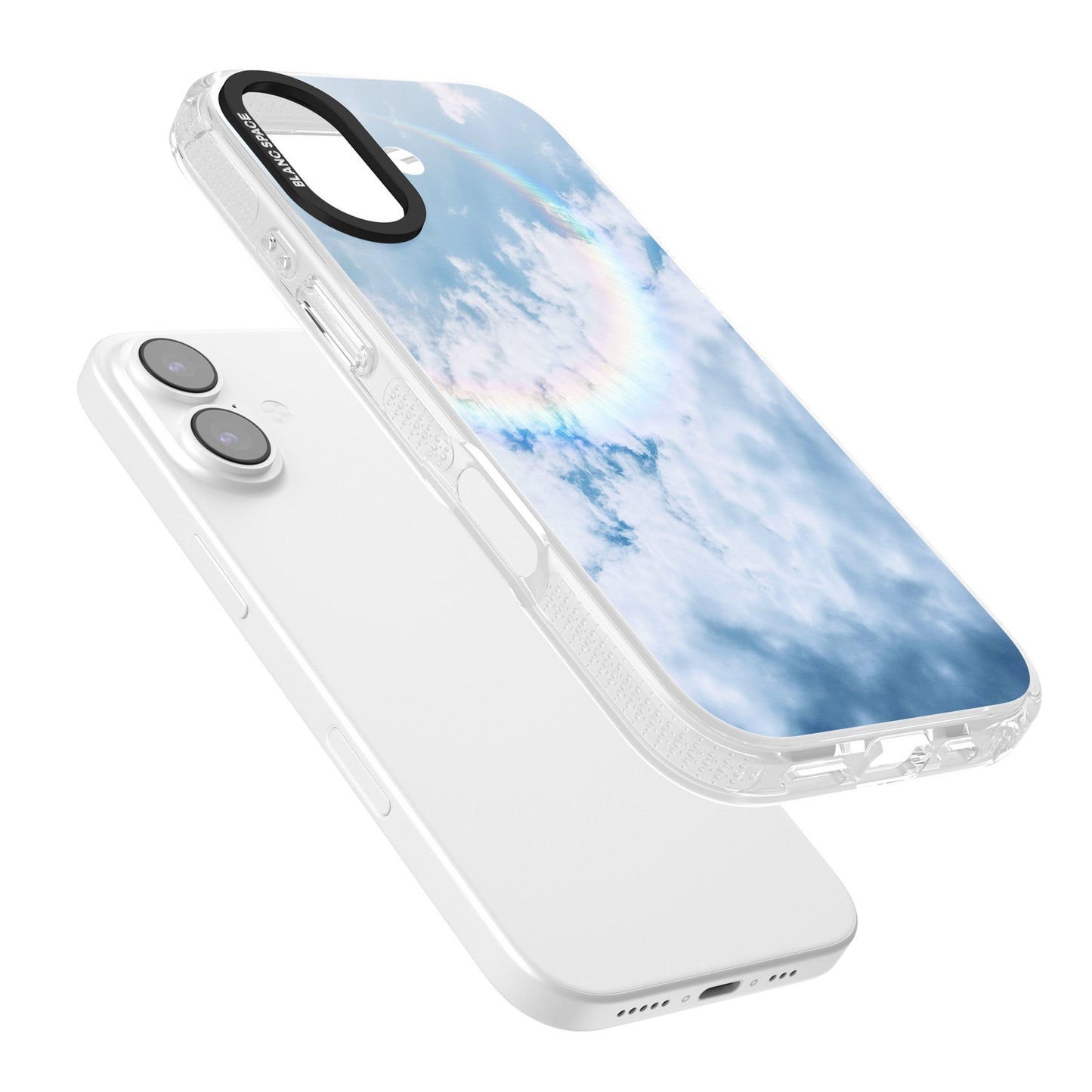 Pastellfarbener Regenbogenhimmel