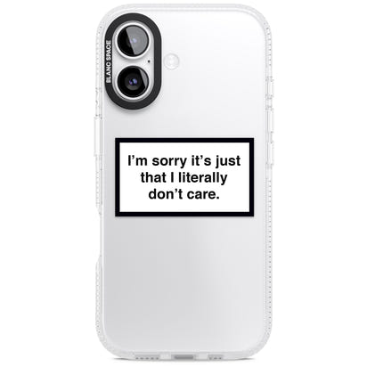 Literally Don'T Care