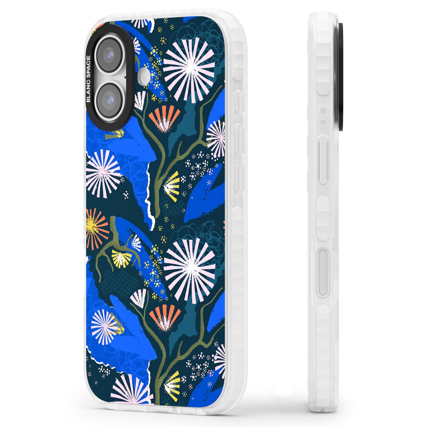 Dark Botanicals Abstract Pattern