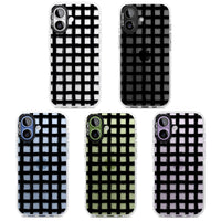 Messy Black Grid Clear