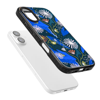 Dark Botanicals Abstract Pattern