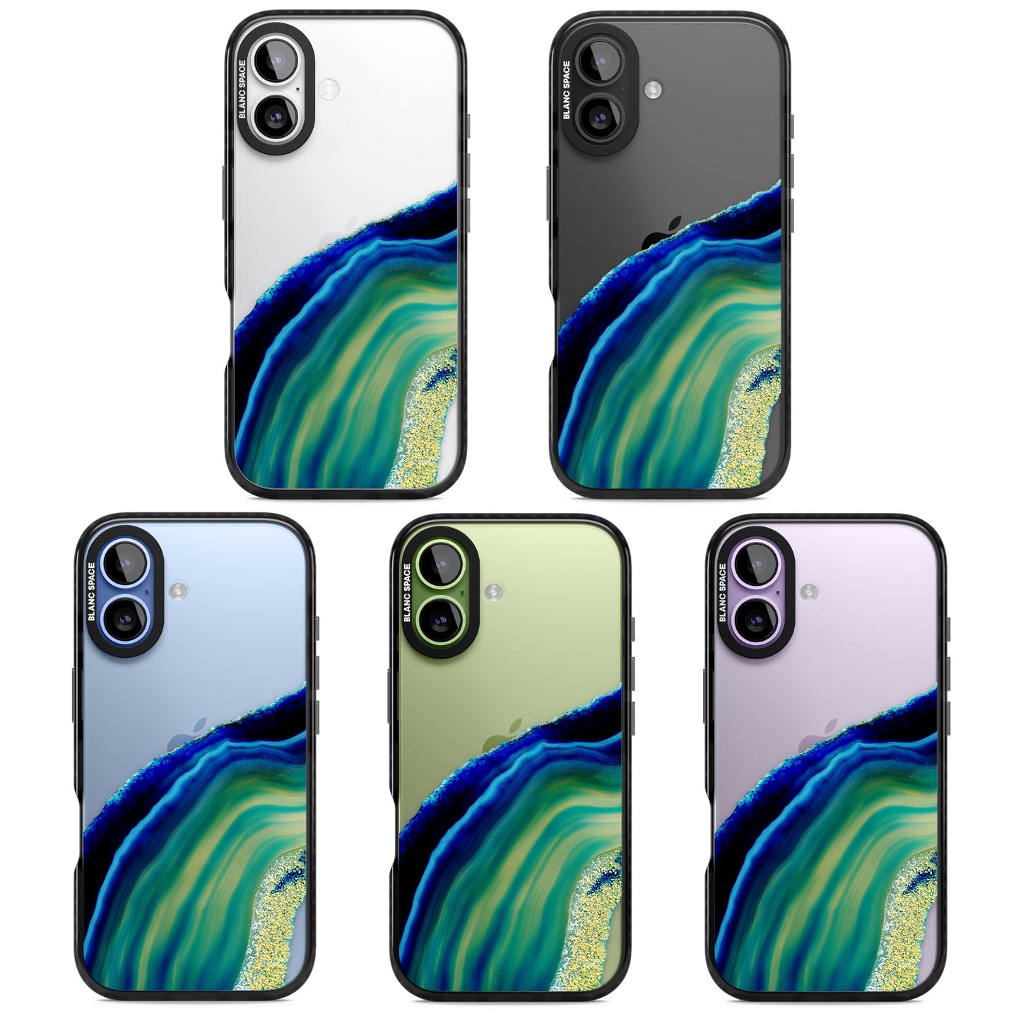 Grüne und blaue Smaragd-Geode