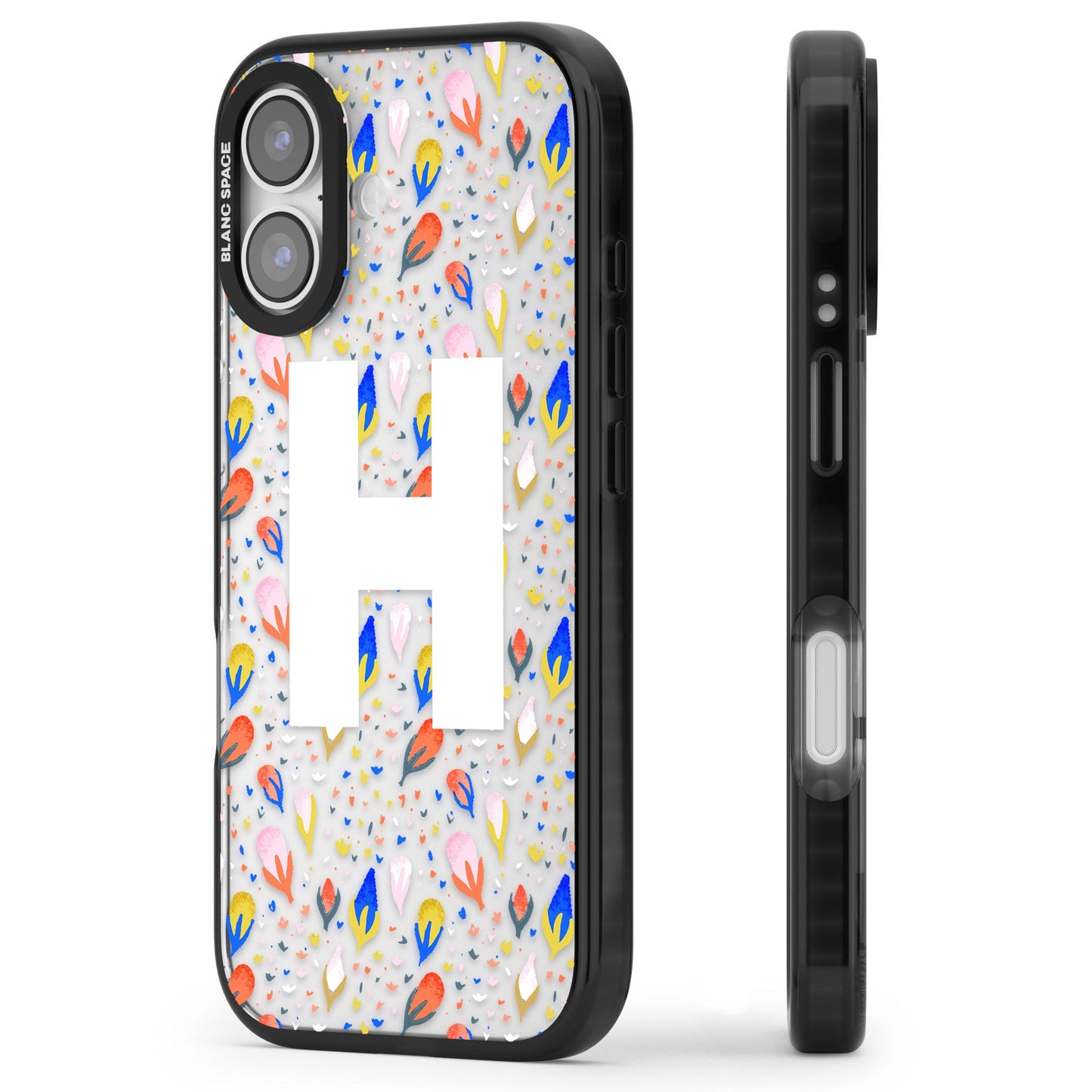 Personalised Abstract Floral Initial