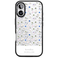 Personalised Grey & White Daisies