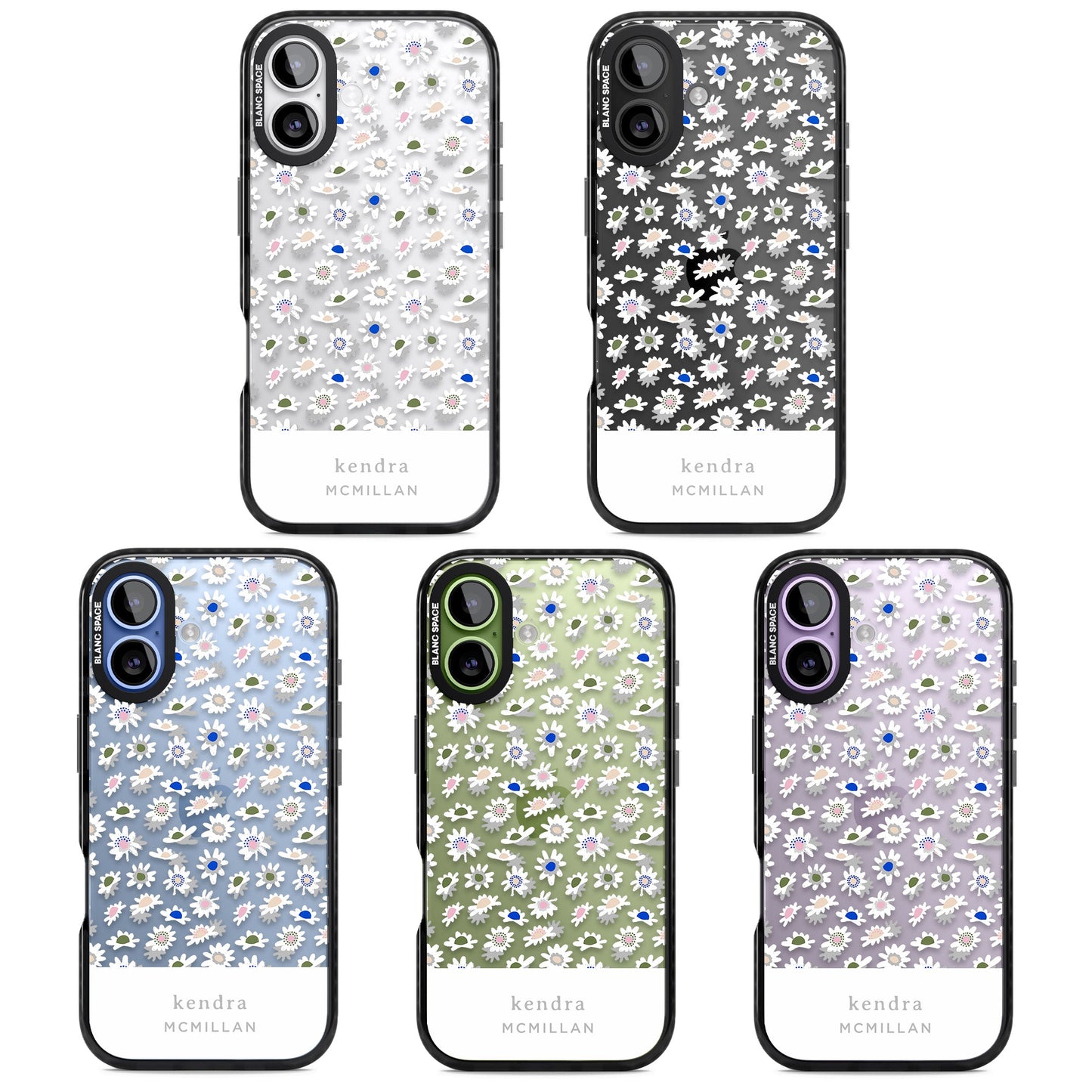 Personalised Grey & White Daisies