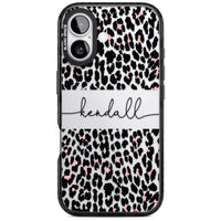 Personalised Cursive Leopard Spots