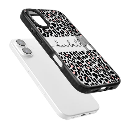 Personalised Cursive Leopard Spots