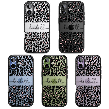 Personalised Cursive Leopard Spots