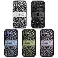 Personalised Cursive Leopard Spots