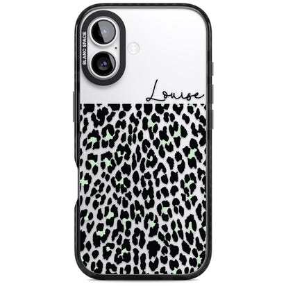 Personalised Seafoam Leopard
