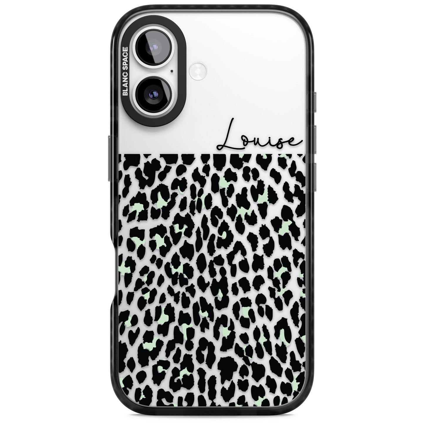 Personalised Seafoam Leopard