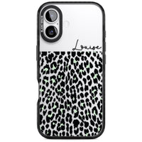 Personalised Seafoam Leopard