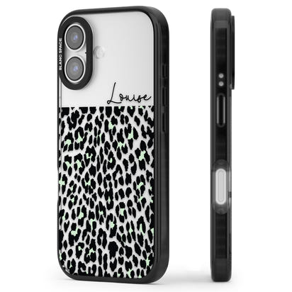 Personalised Seafoam Leopard