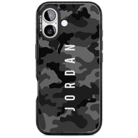 Personalised Black Camouflage Name