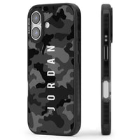 Personalised Black Camouflage Name