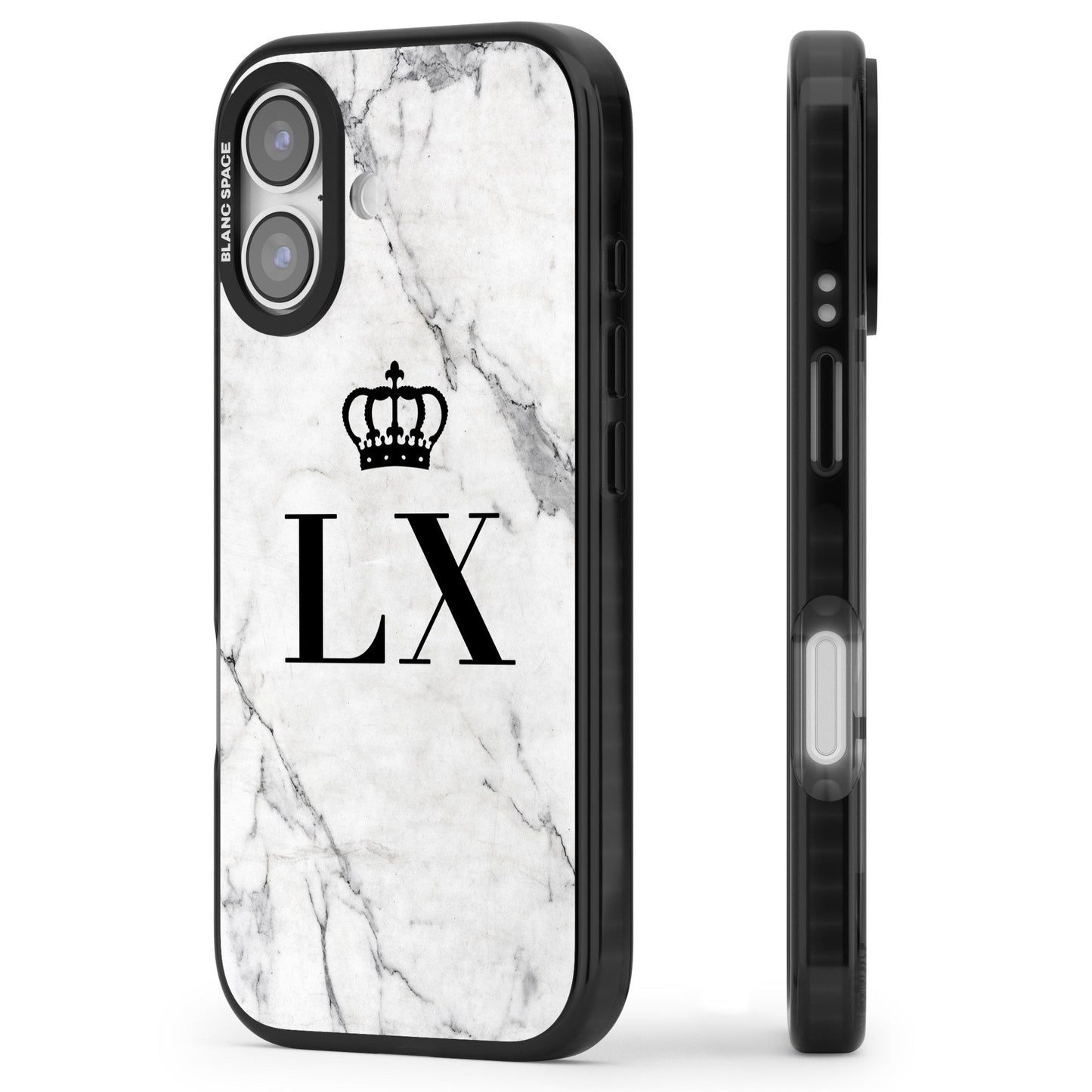 Personalised Initial Crown Marble