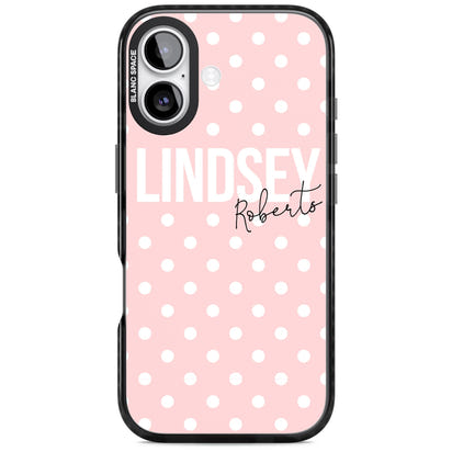 Personalised Pink Polka