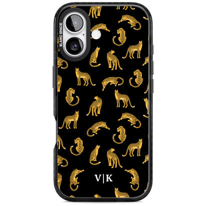 Personalised Gold Cheetah Pattern