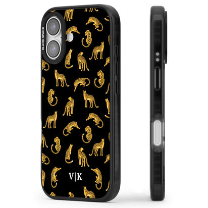 Personalised Gold Cheetah Pattern