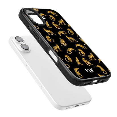 Personalised Gold Cheetah Pattern