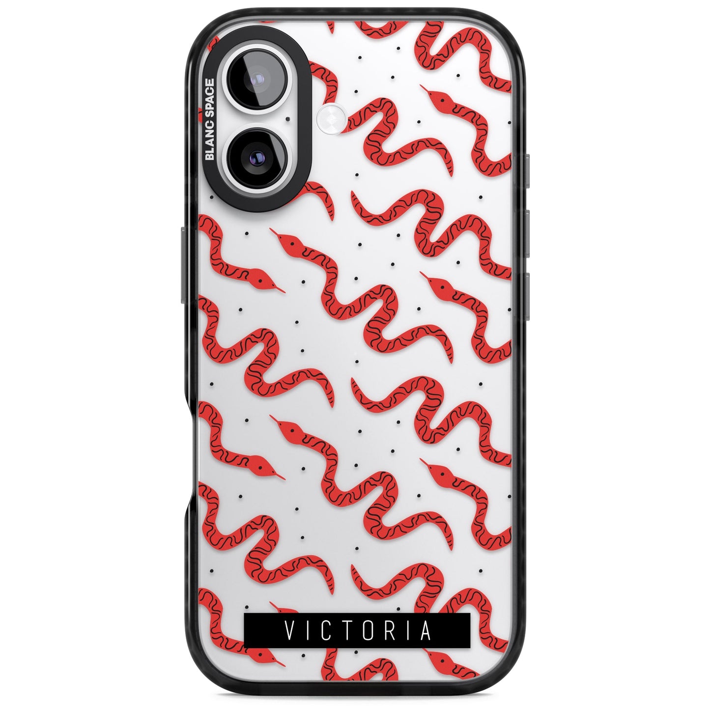 Personalised Red Snake Pattern