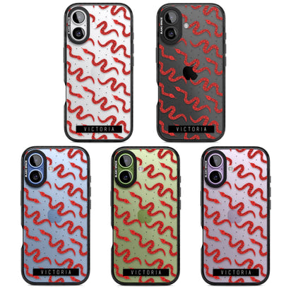 Personalised Red Snake Pattern