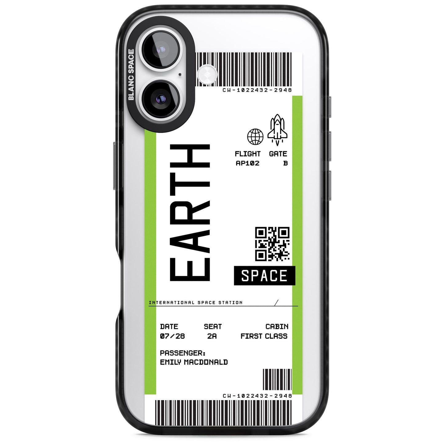 Personalised Earth Travel Ticket