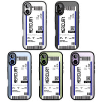 Personalised Mercury Travel Ticket