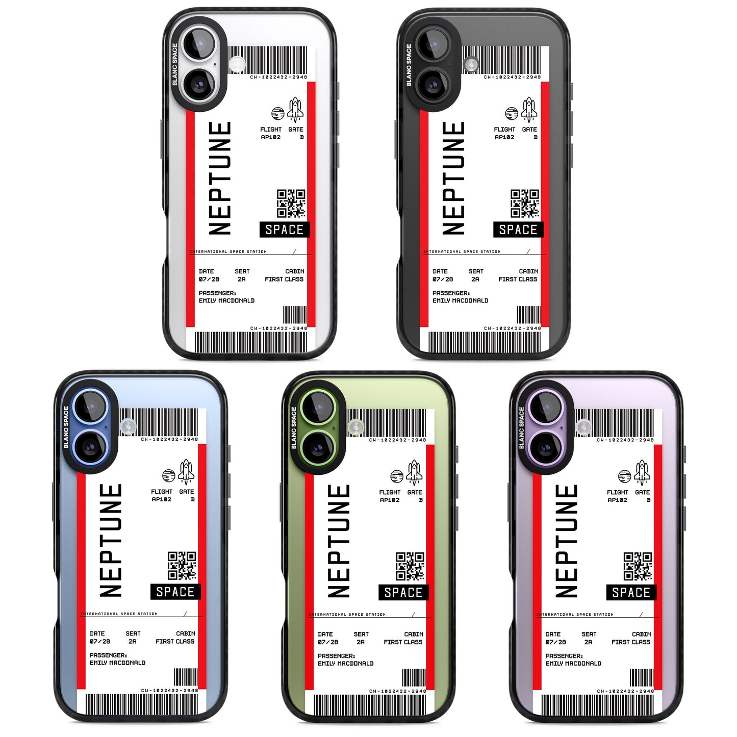 Personalisierte Neptune-Reisekarte